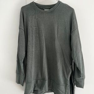 Aerie Olive Green Beach Sweatshirt